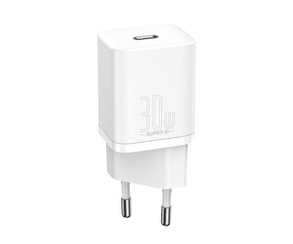 Ładowarka i akumulator Baseus Super Si quick charger USB-C 30W EU White